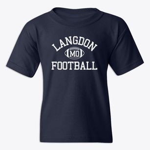 Langdon Missouri Football Youth T-shirt