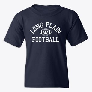 Long Plain Massachusetts Football Youth T-shirt