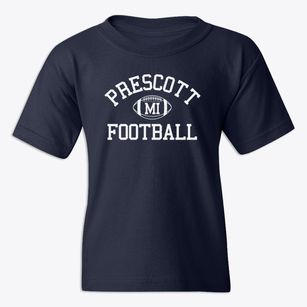 Prescott Michigan Football Youth T-shirt