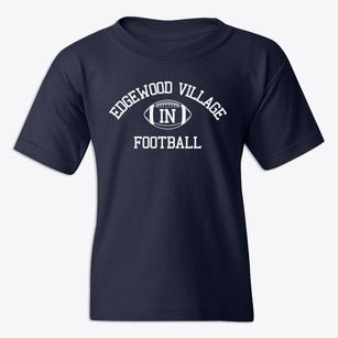 Edgewood Village Indiana Football Youth T-shirt