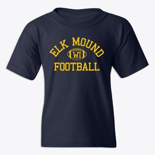 Elk Mound Wisconsin Football Youth T-shirt