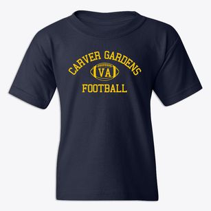 Carver Gardens Virginia Football Youth T-shirt