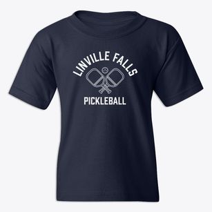 Linville Falls North Carolina Pickleball Youth T-shirt