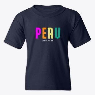 Peru New York Color Pop Youth T-shirt