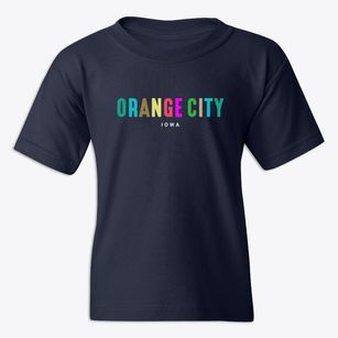 Orange City Iowa Color Pop Youth T-shirt