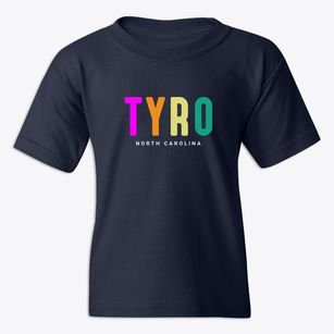 Tyro North Carolina Color Pop Youth T-shirt