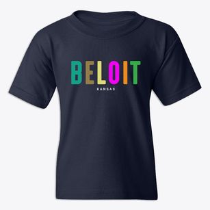 Beloit Kansas Color Pop Youth T-shirt