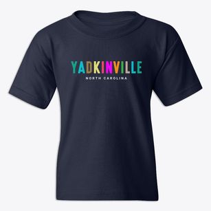 Yadkinville North Carolina Color Pop Youth T-shirt