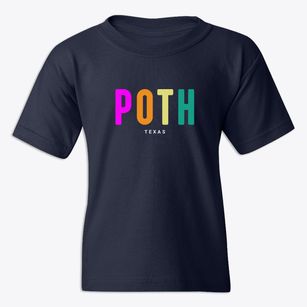 Poth Texas Color Pop Youth T-shirt