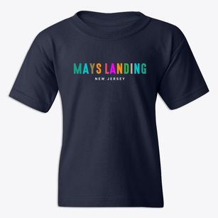 Mays Landing New Jersey Color Pop Youth T-shirt
