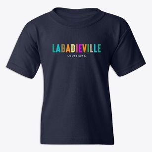 Labadieville Louisiana Color Pop Youth T-shirt
