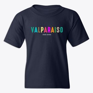 Valparaiso Indiana Color Pop Youth T-shirt