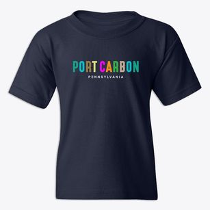 Port Carbon Pennsylvania Color Pop Youth T-shirt