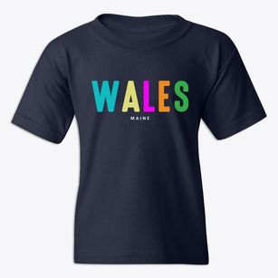 Wales Maine Color Pop Youth T-shirt