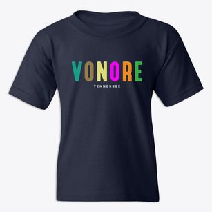 Vonore Tennessee Color Pop Youth T-shirt