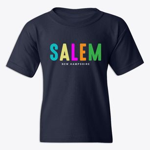 Salem New Hampshire Color Pop Youth T-shirt
