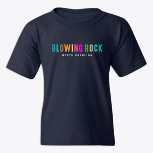 Blowing Rock North Carolina Color Pop Youth T-shirt