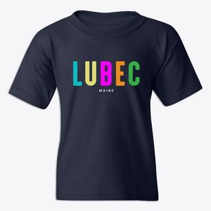 Lubec Maine Color Pop Youth T-shirt