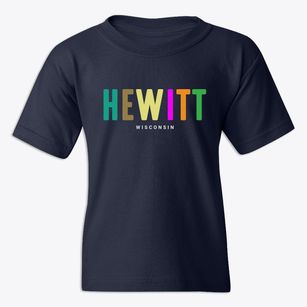 Hewitt Wisconsin Color Pop Youth T-shirt