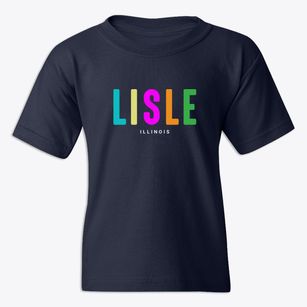 Lisle Illinois Color Pop Youth T-shirt