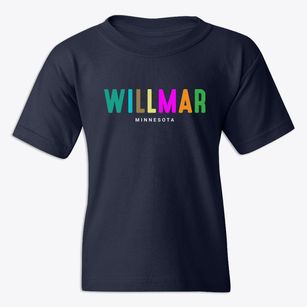 Willmar Minnesota Color Pop Youth T-shirt
