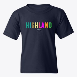 Highland Utah Color Pop Youth T-shirt