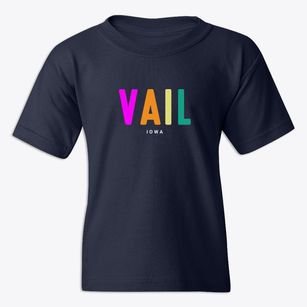 Vail Iowa Color Pop Youth T-shirt