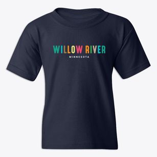 Willow River Minnesota Color Pop Youth T-shirt