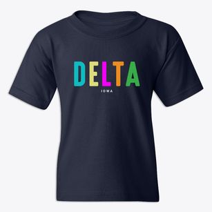 Delta Iowa Color Pop Youth T-shirt