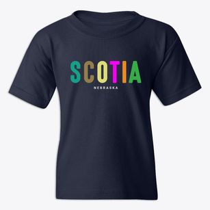 Scotia Nebraska Color Pop Youth T-shirt