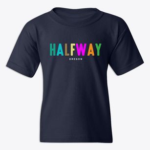 Halfway Oregon Color Pop Youth T-shirt