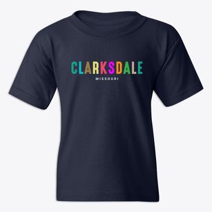 Clarksdale Missouri Color Pop Youth T-shirt