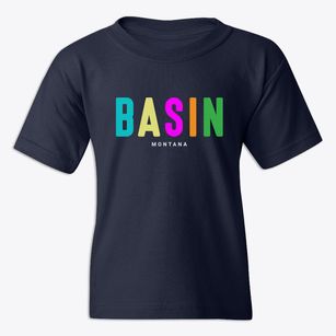 Basin Montana Color Pop Youth T-shirt
