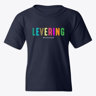 Levering Michigan Color Pop Youth T-shirt