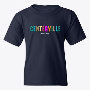 Centerville Missouri Color Pop Youth T-shirt