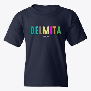 Delmita Texas Color Pop Youth T-shirt
