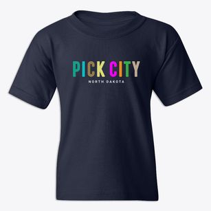 Pick City North Dakota Color Pop Youth T-shirt