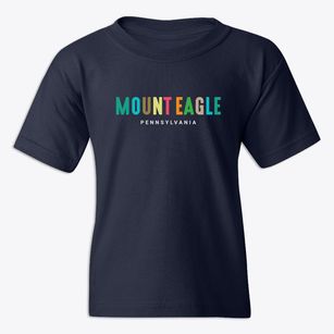 Mount Eagle Pennsylvania Color Pop Youth T-shirt