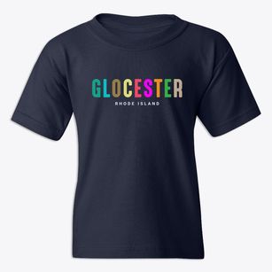 Glocester Rhode Island Color Pop Youth T-shirt