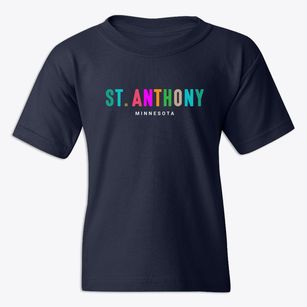 St. Anthony Minnesota Color Pop Youth T-shirt