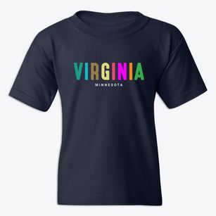 Virginia Minnesota Color Pop Youth T-shirt