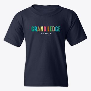 Grand Ledge Michigan Color Pop Youth T-shirt