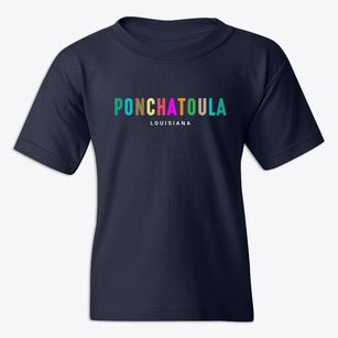 Ponchatoula Louisiana Color Pop Youth T-shirt