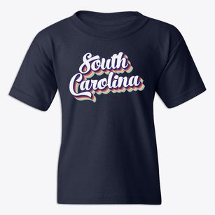  South Carolina Retro Candy Vibes Youth T-shirt
