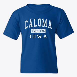 Caloma Iowa Classic Established Youth T-shirt