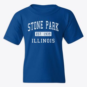 Stone Park Illinois Classic Established Youth T-shirt