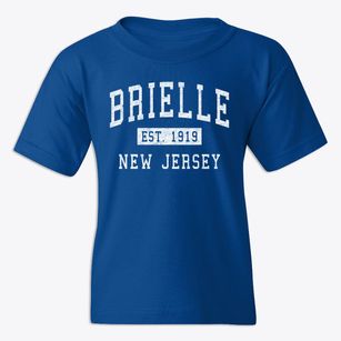 Brielle New Jersey Classic Established Youth T-shirt
