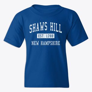 Shaws Hill New Hampshire Classic Established Youth T-shirt