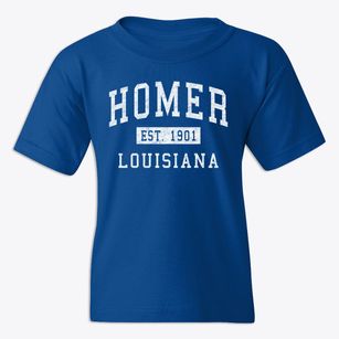 Homer Louisiana Classic Established Youth T-shirt