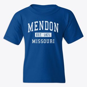 Mendon Missouri Classic Established Youth T-shirt